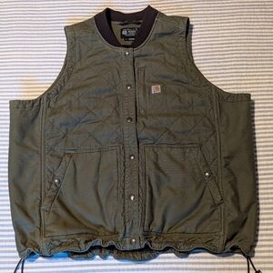 Carhartt Dark Green Quilted Vest